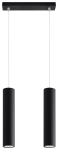 Valgusti rippuv Sollux Lagos 2, GU10, 2 x 40 W, must v. / must v.