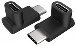 Adapter Akasa USB-C - 90&deg; USB-C 2pcs AK-CBUB63-KT02 USB C male, USB-C female, must v.