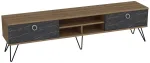TV-laud Kalune Design Lorenz, pruun v./must v., 180 cm x 35.2 cm x 45.6 cm