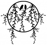 Seinadekoor Wallity Sirayet, 45 cm x 44 cm