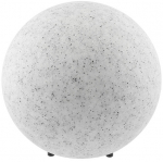 &Uuml;hendatav v&auml;lisvalgusti GTV Marmo, 20W, E27, IP67, must v., 28 cm x 25 cm