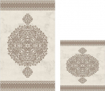 Vannitoamattide komplekt Foutastic 510602 510602, pruun, 150 cm x 60 cm