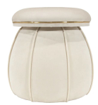 Tumba Kayoom Corin 125 COGDE-IVY, kuld v./kreemjasvalge, 51.5 cm x 51.5 cm x 55 cm