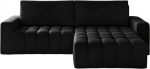 Nurgadiivan Bonett Mat Velvet 99, must v., parem, 175 x 250 cm x 92 cm