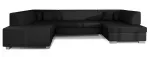 Nurgadiivan Havana Sawana 14, Soft 11, must v., parem, 320 x 207 cm x 73 cm