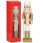 J&otilde;uludekoratsioon, "P&auml;hklipureja" Springos Nutcracker CA0915, 38 cm, kuldne v.