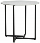 Laud Alto II, valge v./must v., 80 cm x 80 cm x 75 cm