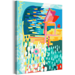 Maalimine numbrite j&auml;rgi Artgeist After Rain MA_0717, mitmev&auml;rviline, 40 x 60 cm