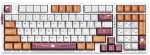 Juhtmevaba m&auml;nguklaviatuur VGN V98 Pro V2 Kailh Berry Ice Cream, Inglise (US), valge v./punane v./oranž v.