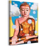 Maalimine numbrite j&auml;rgi Artgeist Levitating Buddha MA_0671, mitmev&auml;rviline, 40 x 60 cm
