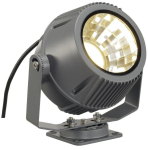 Vabalt seisev v&auml;lisvalgusti SLV Flac Beam, 27W, LED, IP65, hall v., 15 cm x 22 cm