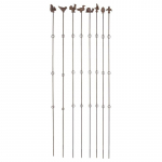 Taimetugi Esschert Design PY26, 6.2 cm x 2.8 cm, 178.5 cm, metall, pruun