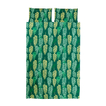 Voodipesukomplekt Okko CD001, roheline v., 50 x 70 cm, 200 x 220 cm, 3 os.