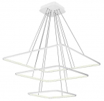Valgusti rippuv Milagro Ring Nix, LED, 3000 &deg;K, 3 x 117 W, valge v.