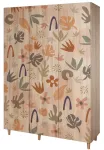 Riidekapp Kalune Design Lena 906, pruun v., 52 cm x 135 cm x 192 cm