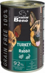 M&auml;rg koeratoit Certech Super Beno Turkey & Rabbit, 0.415 kg