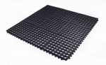 Uksematt, must v., 91.4 cm x 91.4 cm x 1.2 cm