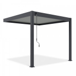 Aiatelk Pergola Elegance Wall, 309 x 256 cm, antratsiit v./helehall v.