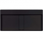 Vannitoa kraanikauss Deante Blur, graniit, 80 cm x 40 cm x 12 cm, must v.