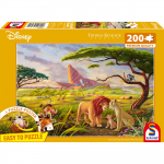 Pusle Schmidt Thomas Kinkade Disney The Lion King, 29.1 cm x 53.2 cm, 200 tk, mitmev&auml;rviline