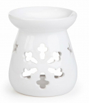 K&uuml;&uuml;nlahoidja Homla Rinda 865683, keraamiline, &Oslash; 10 cm, 11 cm, valge