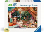 Pusle Ravensburger Cosy Glamping, 36 cm x 49 cm, 500 tk, mitmev&auml;rviline