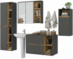 Vannitoa m&ouml;&ouml;bli komplekt Akord Furniture Factory Vami, tamm v., 30 cm x 50 cm x 170 cm