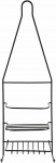 Du&scaron;iriiul Mondex Carl, 9.5 cm x 46 cm x 15 cm, must
