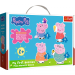 Pusle Trefl My First Peppa Pig, mitmev&auml;rviline, 18 tk