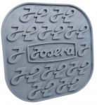 Lakkumismatt loomale Springos Josera Promo, 19 cm x 19 cm, hall