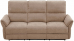Diivan-sohva Home4you Damika, hele pruun v., 92 x 200 cm x 103 cm