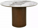 S&ouml;&ouml;gilaud Rondo, valge v./p&auml;hklipuu v./pruun v., 120 cm x 120 cm x 76 cm