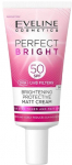 P&auml;evituse hoolduskreem tooted n&auml;ole Eveline Perfect Bright Matt SPF50, 30 ml