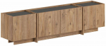 TV-kapp Nordure Lowen, antratsiit v./pine, 35 cm x 180 cm x 46 cm