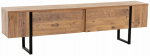 TV-kapp Nordure Serenity, must v./pine, 29.5 cm x 180 cm x 50 cm