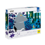Pusle Martinex Moomin Groke In The Woods, 29.7 cm x 42 cm, 54 tk, mitmev&auml;rviline