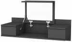 Tualettlaud Kalune Design Zenn 875ZNA3351, antratsiit v., 62 cm x 100 cm x 38.9 cm