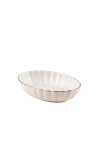 Serveerimiskauss, komplekt Hermia 710KTP3713, 15 cm, valge v./h&otilde;be v., portselan