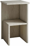 &Ouml;&ouml;kapp Kalune Design Roisin 382NRC1818, travertine v., 50 cm x 29.6 cm x 29.6 cm