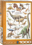 Pusle Eurographics Dinosaurs Of The Jurassic Period 6000-0099, 48.9 cm x 67.6 cm, 1000 tk, mitmev&auml;rviline