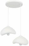 Valgusti lagi Opviq Luna 30-2-T 769SBR1122, E27, 2 x 40 W, valge v. / valge v.