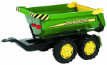 Haagis, "tee hoiup&otilde;rsas" Rolly Toys John Deere Halfpipe Trailer, alumiinium v.