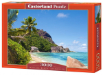 Pusle Castorland Tropical Beach, Seychelles 3000 el. C-300228-2, 3000 tk