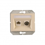 Arvuti ja antenni pesa Vilma XP500, elevandiluu