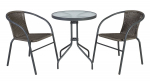 Aiam&ouml;&ouml;bli komplekt Home4you Bistro, hall v., 2 istekohta