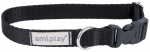 Kaelarihm koertele Amiplay Samba, must, 200 - 350 mm x 15 mm, 20-35