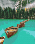 Maalimine numbrite j&auml;rgi Picture Paint It! Boats, sinine v./mitmev&auml;rviline