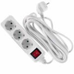Pikendusjuhe Bellight White, 3-Socket, 5 m, 3 pesa