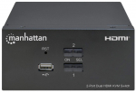 KVM komutaator Manhattan Dual-Monitor HDMI