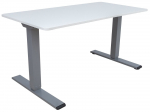 Kirjutuslaud reguleeritava k&otilde;rgusega Home4you Ergo Optimal K186971, valge v./hall v.
